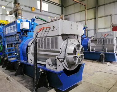 丰都甘泰沼气发电项目配9999js金沙老品牌2台850KW/10.5KV6极高压发电机