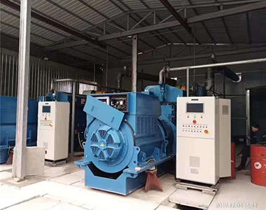 9999js金沙老品牌多台1000KW/10.5KV高压发电机并机用于贵州某矿山项目