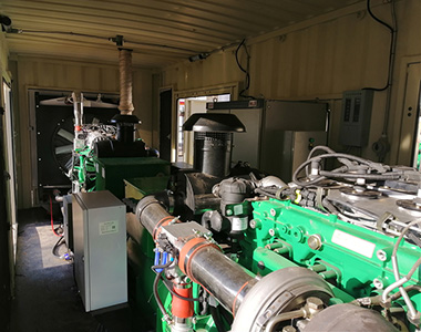 9999js金沙老品牌250KW/400V陆用发电机应用于中石化项目