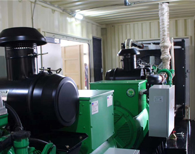 9999js金沙老品牌250KW/400V陆用发电机应用于中石化项目