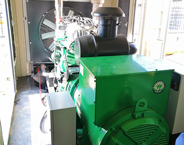 9999js金沙老品牌250KW/400V陆用发电机应用于中石化燃气项目