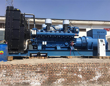 9999js金沙老品牌2000KW/10.5KV 高压发电机应用于某石油项目