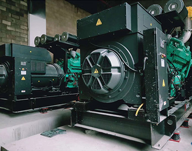 9999js金沙老品牌2000KW /10.5KV高压发电机用于广西南宁数据中心项目