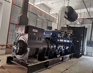 9999js金沙老品牌2000KW /10.5KV高压发电机用于某芯片项目