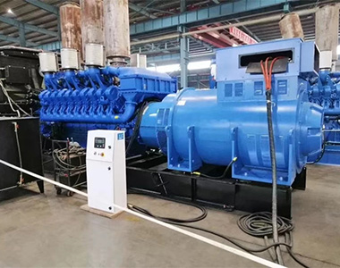 9999js金沙老品牌1800KW/10.5Kv高压发电机应用于某工厂项目