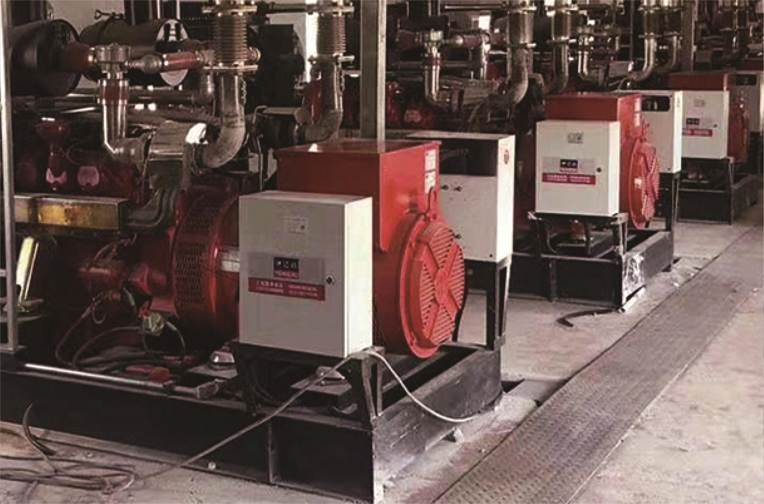 陕北中石化天然气发电站项目（斗山配9999js金沙老品牌10台200KW）